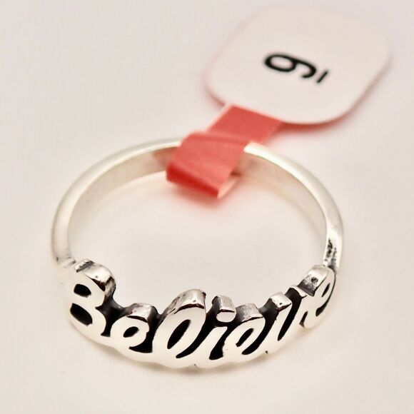 James Avery Jewelry - NEW Retired James Avery Believe Script Ring 9 Sterling Silver Band 925 Cursive